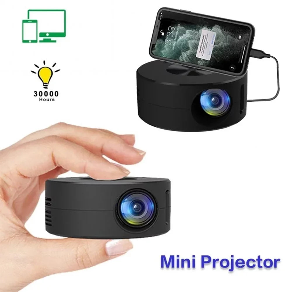 Compact Home Mini Projector - Big Screen Entertainment Anywhere!